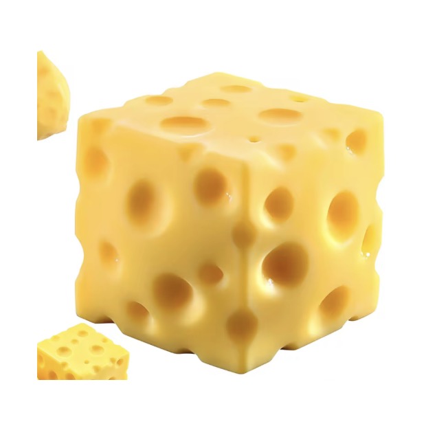 CheeseSqueeze, taquito de queso antiestrés